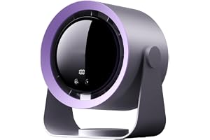Air Circulator Fan, Quiet, Portable with Digital Display, 5400mAh Rechargeable Desk Fan, 100 Speeds Whole Room Air Circulator