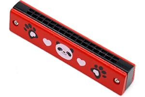 RAMGLYO Armonica a Bocca per Bambini, 16 Fori, Giocattolo Musicale, per Principianti/Professionisti, Regalo per Bambini