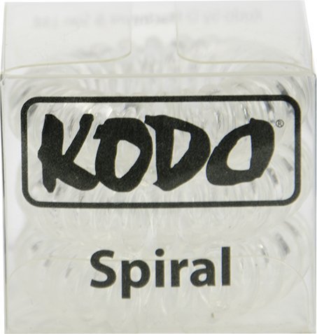 Kodo Clear Hair Bobble Pack of 3, Pain Free Hair Band, Reduces Split Ends