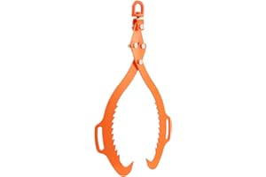 VEVOR Pince Forestière pour Troncs 812 mm, Pince de Levage pour Bois Bûches Grumes Pivotante 2 Griffes Capacité de Levage 700 kg Pinces en Acier Robuste, pour Camions, Tracteurs, Chariots Élévateurs