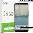 KATIAN HTC U12+ (Plus) Panzerglas Schutzfolie, 9H Panzerglasfolie Hartglas, Ultra-klar 3D Vollständige Abdeckung , 0,33mm, Anti-Kratzen Wasserdicht Displayschutzfolie für HTC U12+ (Plus)