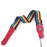 Tracolla per Ukulele in cottone morbido larghezza 3,7cm lunghezza regolabile da 