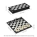 Produktbild Hykis Kunststoff-Schach-Set International Chess Entertainment Brettspiel Magnetic Chess Set Folding pdagogisches Spielzeug f¨¹r Kinder-Party [L]