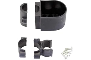 WILLY BEHREND Behrend Stockhalter für Rollatoren Halterung Gehstock Befestigung, schwarz, Kunststoff, 1St