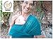 Hana BAMBOO Baby Wrap: Organic | Various colours | Light, lush and breathable baby slings | BAMBOO- Org.cotton-Elastane | FREE SHIPPING (Charcoal, Regular)