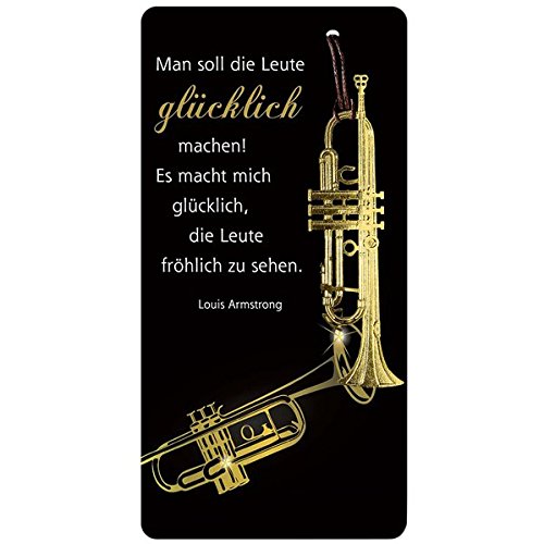 Preisvergleich Produktbild Messing-Lesezeichen »Trompete«