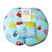 Unique 4 in 1 Premium Cotton Nursing Pillow with FREE Mini Pillow and Baby Harness (Blue)