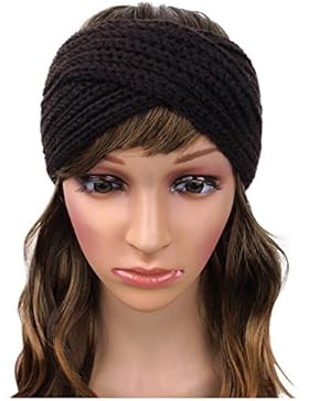 Zaywind Damen Gestrickt Strick Wolle Stirnband Warm Turban Haarband Kopftuch Bandanas Kopfband Ear Warmer Headband