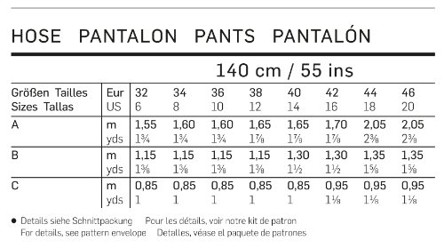 burda Schnittmuster Gummizughose ? Bermudas ? Shorts 6938 - 2
