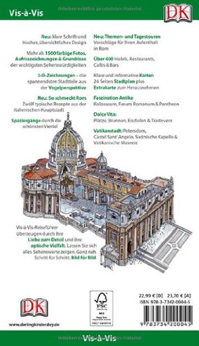 Vis-à-Vis Reiseführer Rom: mit Extrakarte und Mini-Kochbuch zum Herausnehmen