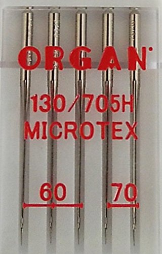 Organ Nähmaschinennadeln Microtex 60 - 70er 130/705 H