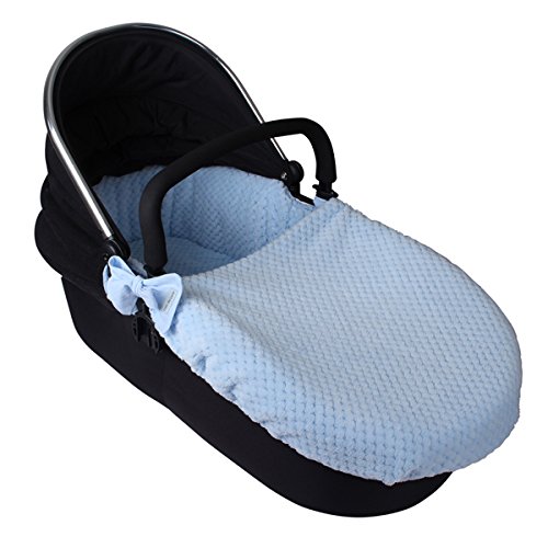 Clair de Lune Honeycomb Cozy Carry Cot Covers (Blue)