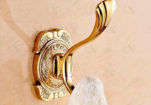 X&amp;L Bathroom wall continental metal gold pattern hook hook kitchen single hook