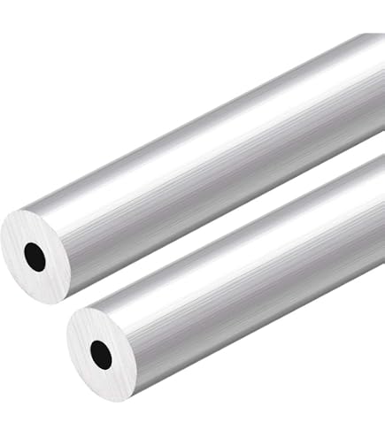Tube Aluminium Rond 8x6 Mm - Longueur 300 Mm - Lot De 4 - Pour Projets DIY Et Construction