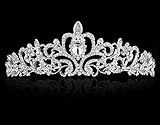 KaLaiXing® Bridal Crown Tiara. Fashion Stylish Rhinestones Princess Crown Headband diamond Hair Wedding Tiara Bride Prom