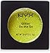 NYX Cosmetics Glitter On The Go - Hot Yellow