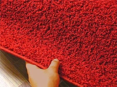 Teppich Hochflor Shaggy Prestige Knallrot in 22 Größen, Größe:300×300 cm - 3