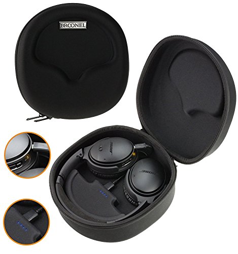 Preisvergleich Produktbild Broonel Kopfhörer Schutztasche Fallbeutel Aufbewahrungstasche tasche / Case mit Powerbank 2500 mAh für Audio Technica Sound Reality ATH-ANC700BT