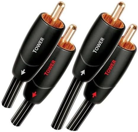 AudioQuestTower 3 m RCA Interconnects (Pair)