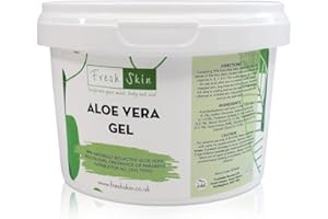 FRESHSKIN BEAUTY LTD 500g Aloe Vera Gel - 99% Naturally Bio-Active Aloe Vera - Cruelty-Free and Vegan - Cooling, Soothing and Moisturising for All Skin Types