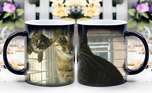 Magic mug - Heat Sensitive Color Changing Coffee Cup - MUM AND BUB magically appear
