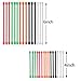 Produktbild 30 Pack Gummi Twist Krawatten, wiederverwendbare Kabelbinder Verschiedene Farben (4 und 6 Zoll) Kabelbinder Cord Organizer Cord Management für Haushalt, Büro, Reisen