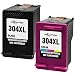 Produktbild Mycartridge 2 Pack Kompatibel HP 304XL Tintenpatronen für HP DeskJet 3720 3730 3732 3735 2620 2630 2632 2633 HP Envy 5020 5030 5032 All-in-One Drucker (Schwarz/Farbe)