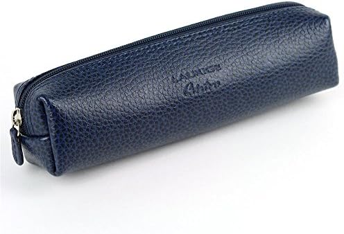 Leather Square Bag Bleu-Marine Beaubourg
