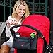 #1 VALUE - Parents love this Stroller Organiser - For Most Prams and Pushchairs, Britax, Baby Jogger, Umbrella - Ideal for Baby Accessories and Nappies - XL Drink Holders - Amazing Storage!