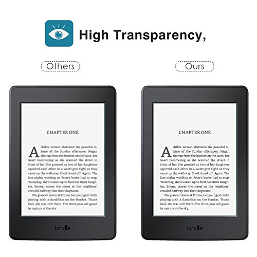 Kindle Paperwhite Folie – MoKo HD 9H Panzerglas Displayschutzfolie Glas Displayschutz Display Schutzfolie Glasfolie Screen Protector für Kindle Paperwhite (2016 / 2015 / 2013 Modelle mit 6 Zoll Display), Klar - 3