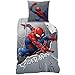 Produktbild Spiderman Superhero Bettwäsche-Set Baumwolle grau, 135 x 200 cm, 2-Einheiten