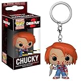- Porte Clé Chucky - Chucky Bloody Pocket Pop 4cm- Vendu sous window box- Taille 4cm