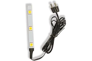 Riffelmacher & Weinberger 3er LED Streifen mit Stecker 3,5V - Weiß | 78434 - Zubehör Weihnachtskrippe Innenbereich
