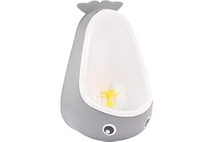 SUNDEE Potty Training Urinal for Boys - Cute Whale Training Urinal/Potty Urinal Pee Trainer Urine(Grey Whale)