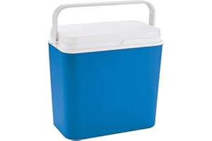Linder - Glacière de 24 litres - Boîte isotherme - Bleu/blanc - Fabriqué en Europe