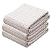 Produktbild Baby Tragbar Wasserdicht Wickelauflage Matte - Atmungsaktiv Underpads Matratzenauflage Blatt Schutz Pads Wechseln Packung mit 3 Stück (Braun & Grün & Weiße Streifen, L - 70 x 100 cm(3 Stück))