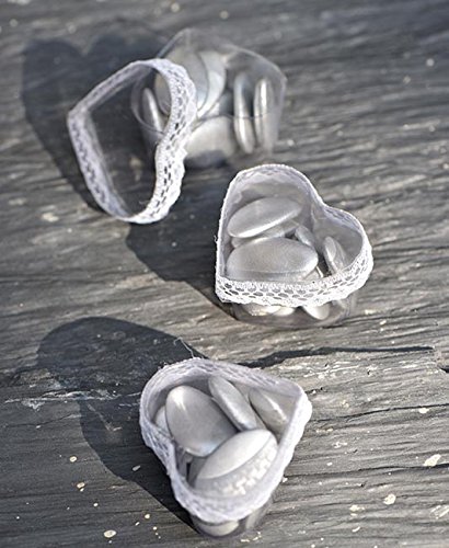 Spitzenband, 9 mm breit, 5 m lang, weiß - 4