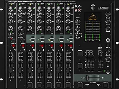 Behringer DX2000USB Pro Table de mixage professionnelle DJ 7 canaux avec VCA Crossfader