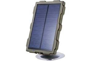 LKM Security Pannello Solare Caricatore per Fototrappola Resistete alle intemperie |