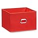 Produktbild Zeller 14407 Aufbewahrungsbox, Vlies, rot, ca. 24 x 23 x 16 cm