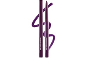 GENERIC Waterproof Cream Gel Eyeliner Pencil - Long-lasting, Smudge-proof, Intense Color for Precise Lines and Defined Eyes | Perfect for Sensitive Skin | Easy to Apply, No Smudging, All-Day Wear（Deep-Purple）