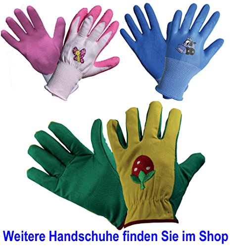 Land-Haus-Shop Kinder Arbeitshandschuhe Gartenhandschuhe Kinder Arbeits Garten Handschuhe - 6