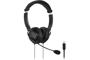 Kensington Hi-Fi USB-C Kopfhörer mit Mikrofon (K97457WW), schwarz