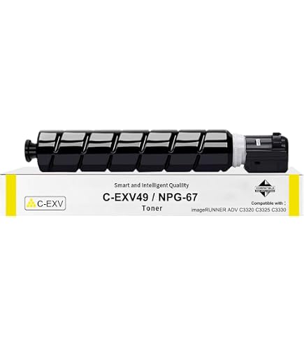 Cartouche De Toner Compatible Canon C-EXV49 Noir - Pour Imagerunner Advance C3320, C3330i, Etc. - 20000 Pages - 10