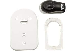 VAESSEN CREATIVE Paperfuel Grapadora Magnética, Plástico y Metal, Blanco, 10.5x7x4.5 cm