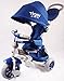 Price comparison product image Y & Y TOY STORE ON LINE LITTLE TIGER 4 IN 1 KIDS CHILDREN CHILD BABY TODDLERS TRIKE TRICYCLE STROLLER (navy blue)