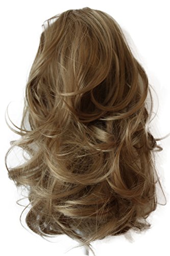 PRETTYSHOP 14" & 110g Hair Piece Ponytail Extension Straight Light Curled Nature Looking Heat-Resisting Different Colors (dark blonde H102_25)