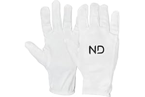 ND Sports Cricket Batting Inners Full Finger - Fingerless– Soft & Breathable Cotton Gloves for Boys, Youths, Ladies & Men