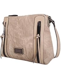 LOIS - 24544 BOLSO BANDOLERA WRINKLED, Color Beige claro