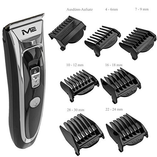 RFC-688B Profi Haarschneider Set mit 7 Aufsätzen LED Display & Titanium Scherkopf Trimmer Haarschneidemaschine - 2